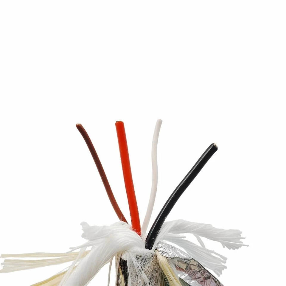 Customized 4-core TPU Waterproof Cable, Copper Conductor, PE Insulation, 500KG Tensile Tape Shielding For ROV Underwater Robots suppliers